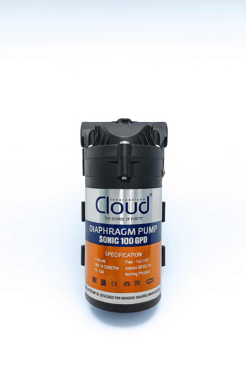 موتور فلتر مياه – Cloud Diaphragm Pump 100 GPD (تصنيع هندي)